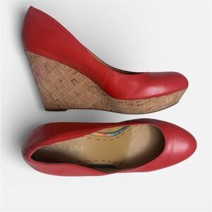 Nine West Bold Red Flats